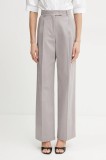 MAX&amp;Co. pantaloni femei, culoarea gri, drept, high waist, 2516131114200
