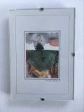 Tablou mic pictura pe matase, Monika Strasser, 88, 15x10.5cm, Natura, Cerneala, Altul