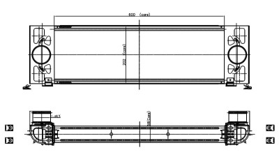 NRF 309039 Intercooler, compresor foto