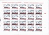 TREN,LOCOMOTIVE CU ABUR,MINICOALA 25 TIMBRE,2002 MNH ** ROMANIA., Transporturi, Nestampilat