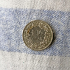 MONEDA 1 FRANC 1978. ELVETIA