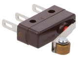 Micro&icirc;ntrerupător 5A/250VAC cu Manetă și Rolă