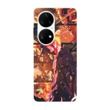 Husa compatibila cu Huawei P40 Pro model Kurosaki ichigo Bleach, Silicon, TPU, Viceversa, Transparent, Carcasa