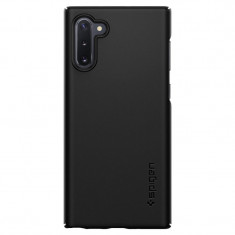 Husa Plastic Spigen Thin Fit pentru Samsung Galaxy Note 10 N970 / Samsung Galaxy Note 10 5G N971, Neagra 628CS27368