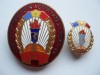 ROMANIA -INSIGNA Merite Deosebite in Activitatea Sportiva + INSIGNA UCFS, IM1.40