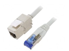 Prelungitor RJ45 S/FTP Cat6a 5m Gri