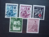 Set timbre Germania Boemia Generalgouvernement Crucea Rosie Hitler Wawel Krakau - A228