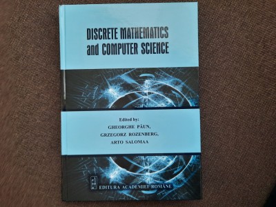 Discrete mathematics and computer science GHEORGHE PAUN 25/3 foto