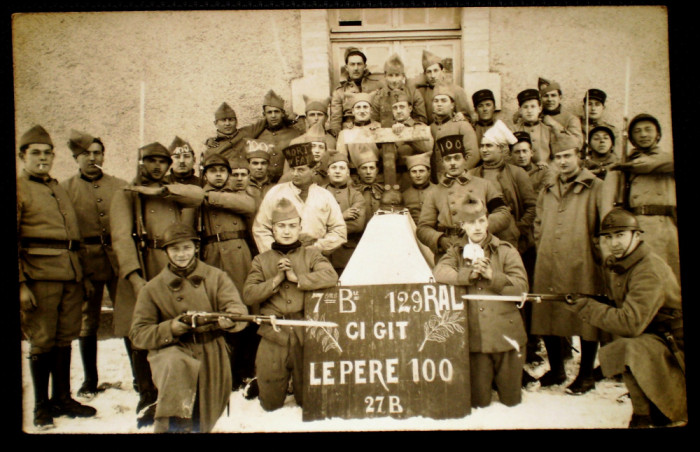 P.350 CP FOTOGRAFIE FRANTA MILITARI SOLDATI UM 129