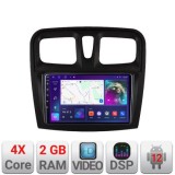 Navigatie Dacia Sandero 2012-2020 var B Android radio gps internet quad core 2+32 kit-sandero-variantb+EDT-E309v2 CarStore Technology