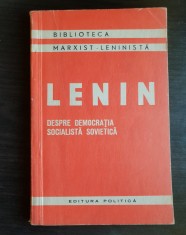LENIN: Despre democra?ia socialista sovietica foto