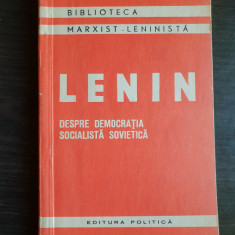 LENIN: Despre democrația socialistă sovietică