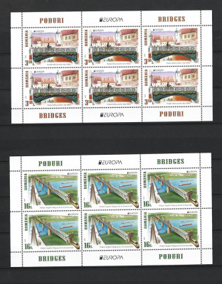 ROMANIA 2018 - PODURI (EUROPA 2018), MINICOLI, MNH - LP 2188d foto