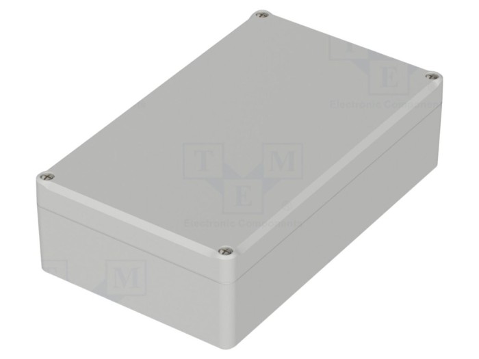 Carcasă universală ABS gri IP65