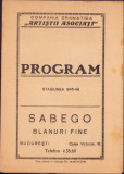 HST P2/735 Compania dramatică Artiștii asociați program stagiunea 1945-1946