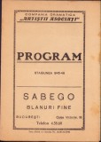 HST P2/735 Compania dramatică Artiștii asociați program stagiunea 1945-1946