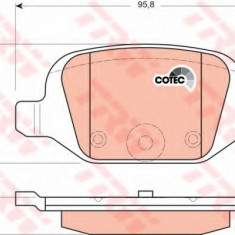 Set placute frana,frana disc FIAT 500 (312) (2007 - 2016) TRW GDB1384