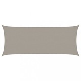 Cumpara ieftin Panza parasolar gri deschis dreptunghiular 2x5 m HDPE 160 g/m&sup2;