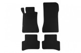Mochete din covor cu doua straturi, potrivite pentru Mercedes C class W203 sedan, estate 2000-2002, set de 4 piese, negre Performance AutoTuning