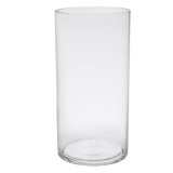 Vază Sticlă, Cilindrică, Transparentă, Diametru 15cm, &Icirc;nălțime 30cm, Oem