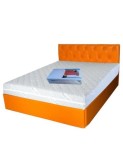 Saltea ortopedica, Jupiter Memory One 140x200x24cm, cu spuma poliuretanica, memory foam 4 cm, husa detasabila, tricot Silver Care, hipoalergenica, fer, Cu Memory Foam, 140x200
