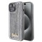 Husa pentru iPhone 15 / iPhone 14 / iPhone 13 - Sequin Script Metal (GUHCP15SPSFDGSS) - Silver