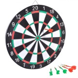 Set Darts, Multicolor, 43 cm, 6 Săgeți Plastic 9 cm, Oem