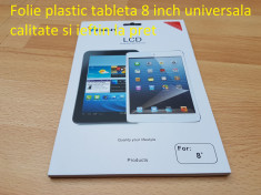 Folie plastic tableta 8 inch universala calitate si ieftin la pret foto