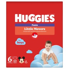 Scutece-chilotel Pants Box Marimea 6 pentru baieti de 15-25kg, 60 bucati, Huggies