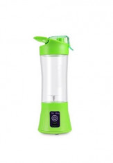 Mini blender Juice Qllipin, portabil, 380ml, verde foto