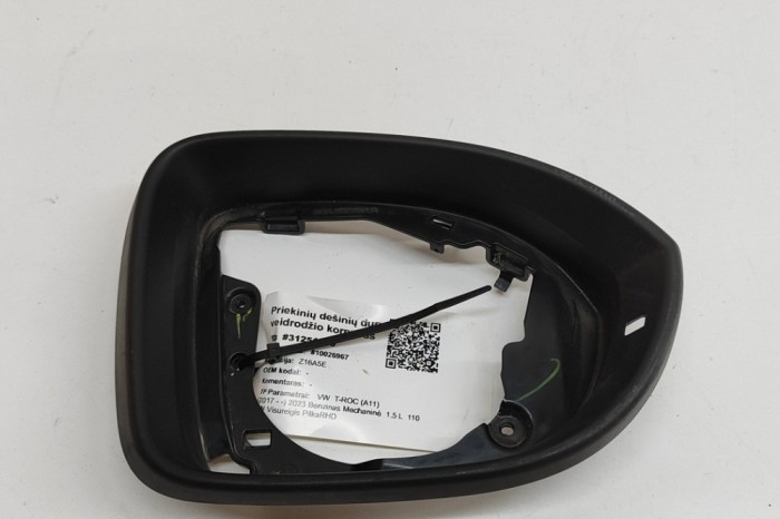 Cadru oglinda ușă dreapta față VW T-ROC A11 2023 OEM: 2GA857602B 31251890