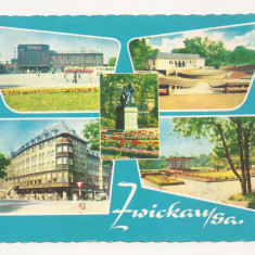 SG8 - Carte Postala - Germania, Zwickau , Circulata 1962