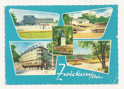 SG8 - Carte Postala - Germania, Zwickau , Circulata 1962 foto