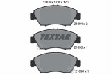 Set placute frana TEXTAR 2169401