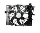 GMV radiator electroventilator BMW Seria 5 E60/E61, 2003-2010, 520i, motor 2.2 R6/2.5 R6, 530i, 3.0 R6, benzina, 400 w; 490 mm; 3 pini, SRLine