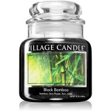 Village Candle Black Bamboo lum&acirc;nare parfumată (Glass Lid) 389 g