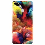 Husa silicon pentru Huawei P9 Lite mini, Oil Painting Colorful Strokes