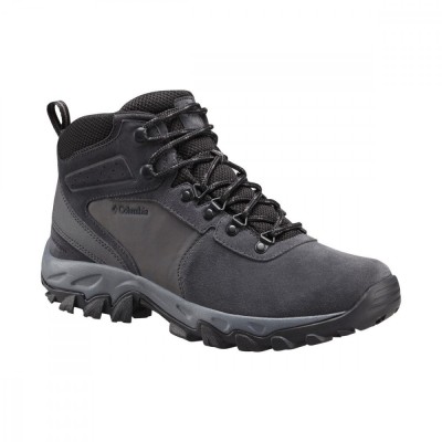 Bocanci Columbia Newton Ridge Plus II Suede WP Gri - Shark/Black foto