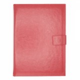 Agenda A4 Premium cu mecanism auriu rosu