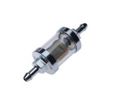 Filtru benzina metalic, transparent, culoare crom Cod Produs: MX_NEW AA1244