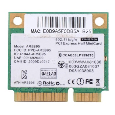 48.Modul/Placa retea wifi wireless wifi laptop AR5B95 foto