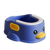 Olita pentru copii, flippy, +1an, portabila, design ratusca, model prietenos, non-toxic, compartiment detasabil, cu maner, usor de curatat, albastru
