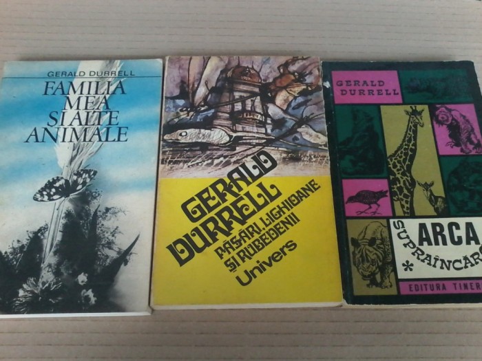 GERALD DURRELL Trilogia Corfu (3 vol) Okazii.ro