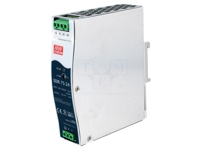 Alimentator pentru șină DIN 76,8W 24VDC 3,2A