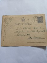 Carte Poștală Jud Baia Botoșani Cenzură Fălticeni