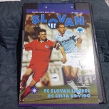 program FK Slovan Liberec - Celta Vigo