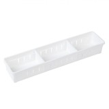 Organizator Sertare, 2 Compartimente, Plastic, Alb, 35x8x5cm, Oem