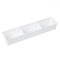 Organizator Sertare, 2 Compartimente, Plastic, Alb, 35x8x5cm