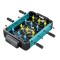 Masa de fotbal cu teren si 12 jucatori flippy, 4 manere, 2 mingi, cu tablou scor, din abs, 36.5x22.5x6.6 cm, design multicolor, pentru copii/ adulti