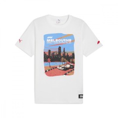 Formula 1 tricou de barba?i Australia GP wite F1 Team 2025 - L foto